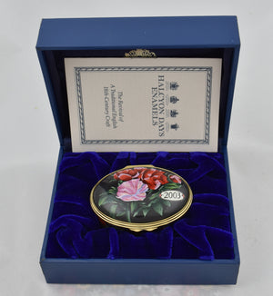 Halcyon Days 2003 A Year To Remember Enamel Box-Enamel Boxes-Goviers