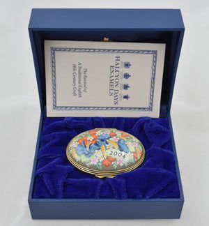 Halcyon Days 2004 A Year To Remember Enamel Box-Enamel Boxes-Goviers