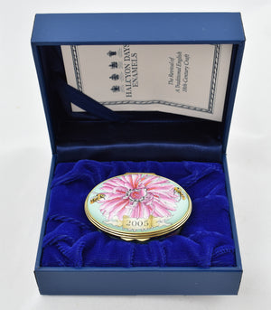 Halcyon Days 2005 A Year To Remember Enamel Box-Enamel Boxes-Goviers
