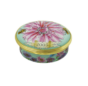 Halcyon Days 2005 A Year To Remember Enamel Box-Enamel Boxes-Goviers