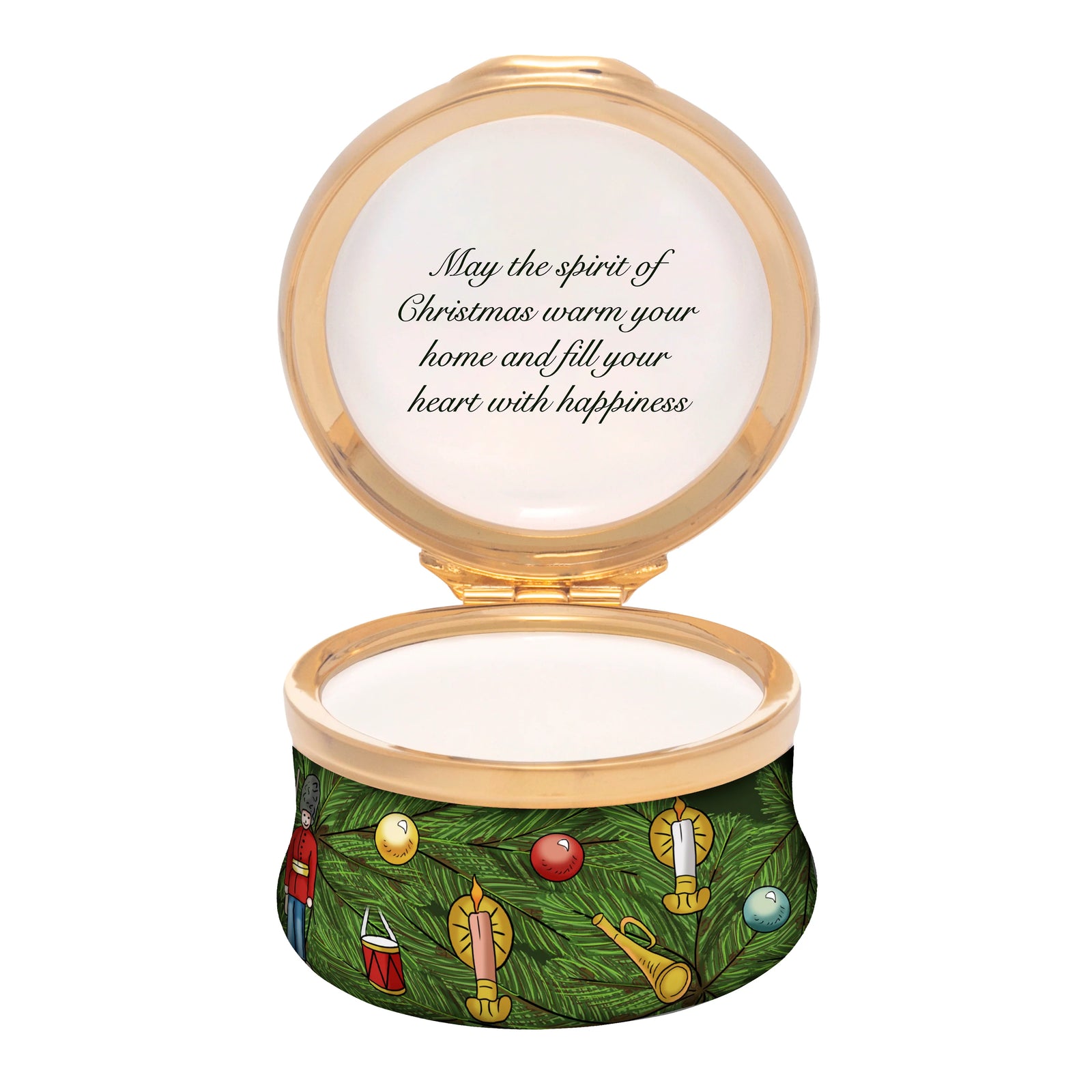 Halcyon Days 2025 Christmas Box - The Wonder of Christmas-Enamel Boxes-Goviers