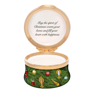 Halcyon Days 2025 Christmas Box - The Wonder of Christmas-Enamel Boxes-Goviers