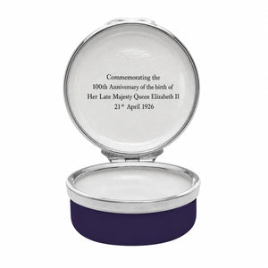 Halcyon Days Her Majesty Queen Elizabeth II - 1953 Commemorative Coin Enamel Box-Goviers