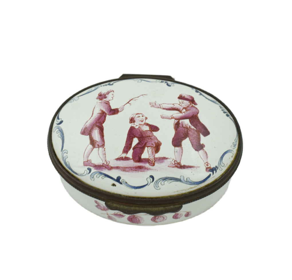 Halcyon Days V & A London Enamel Box-Enamel Boxes-Goviers