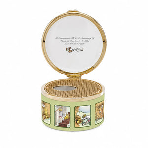 Halcyon Days Winnie-the-Pooh "Hundred Acre Wood" Enamel Musical Box - Happy Birthday-Goviers