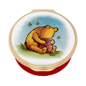 Halcyon Days Winnie-the-Pooh "Without My Honey" Enamel Box-Goviers
