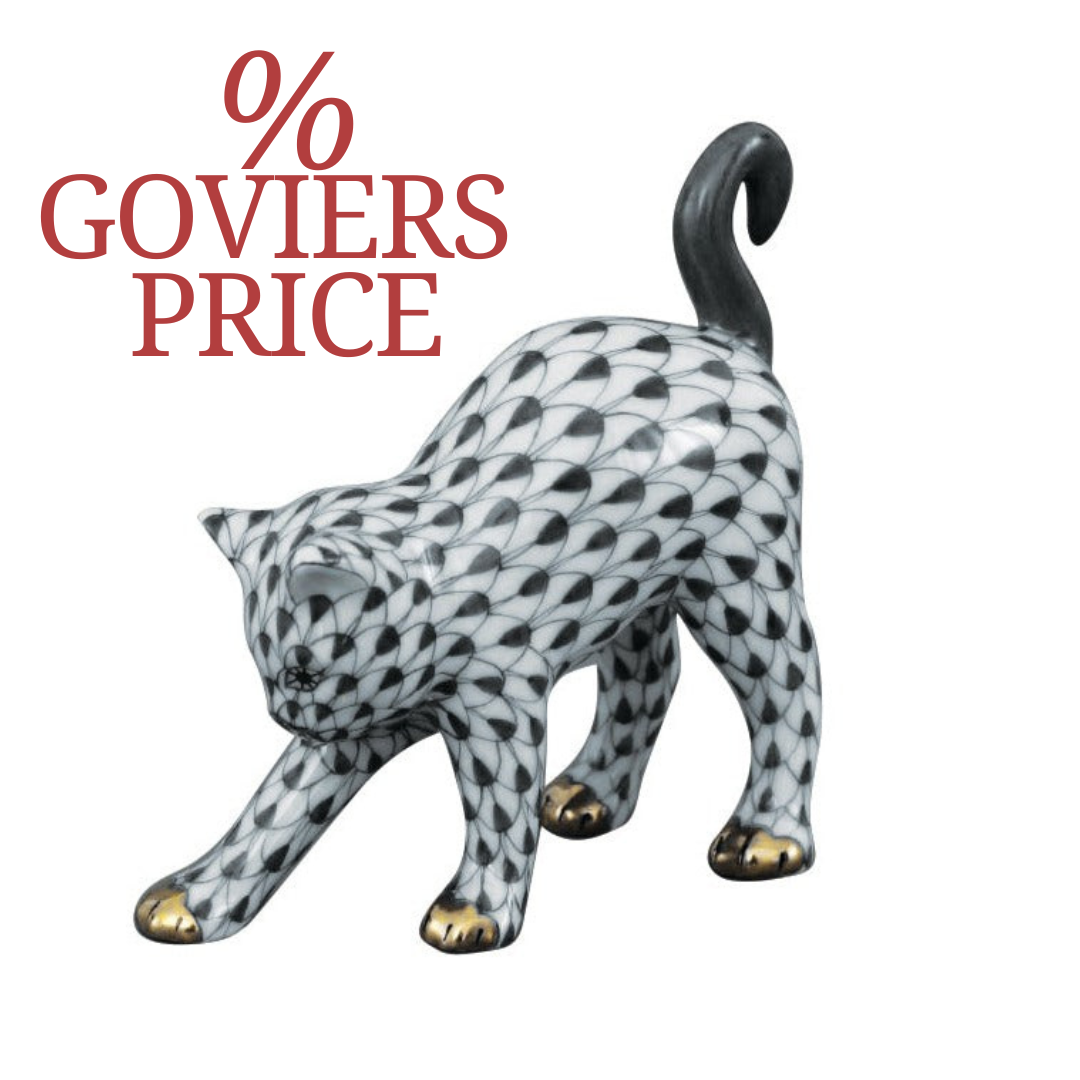 Herend Arched Cat VHN - 2 IN STOCK NOW-Collectables-Goviers