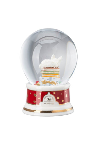 Hutschenreuther Christmas Carols White Fox Snowglobe-Goviers