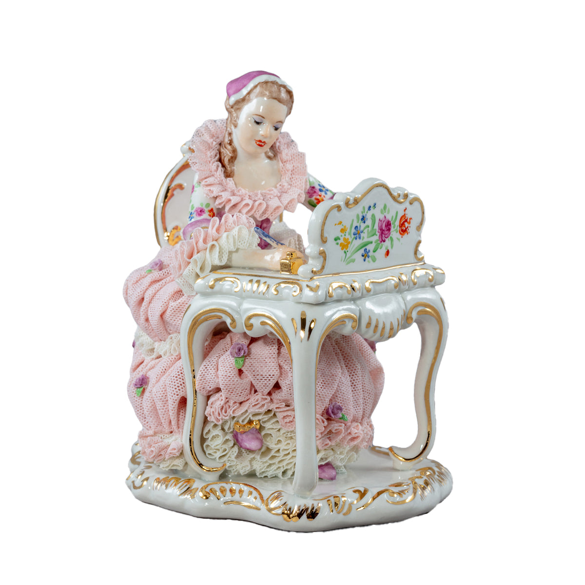 Irish Dresden Love Letter Pink - Goviers of Sidmouth