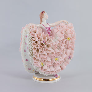 Irish Dresden Madame Butterfly Pink-Goviers