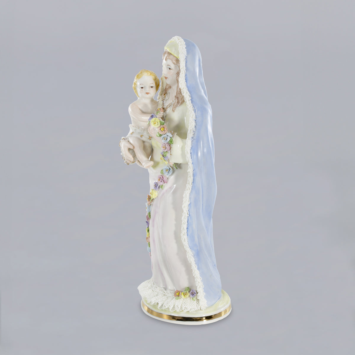 Irish Dresden Maddonna of the Roses-Goviers