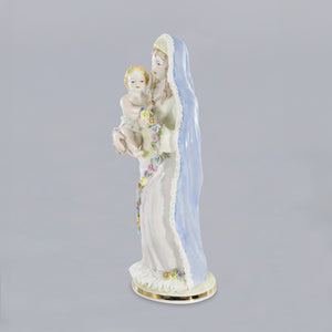 Irish Dresden Maddonna of the Roses-Goviers