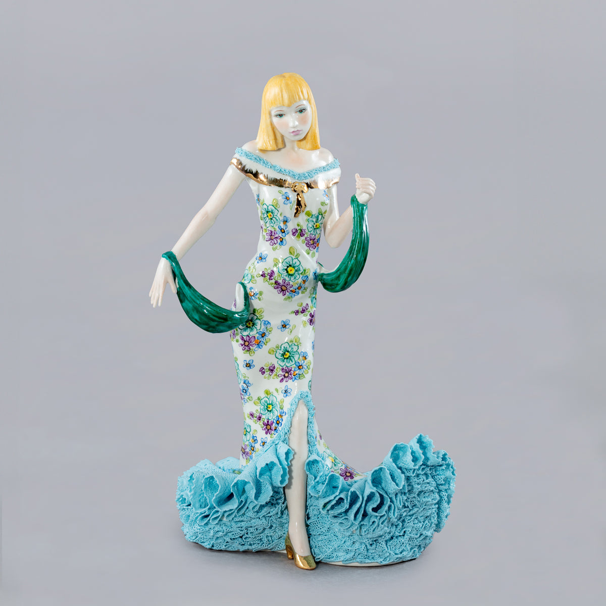 Irish Dresden Tiffany Turquoise-Goviers