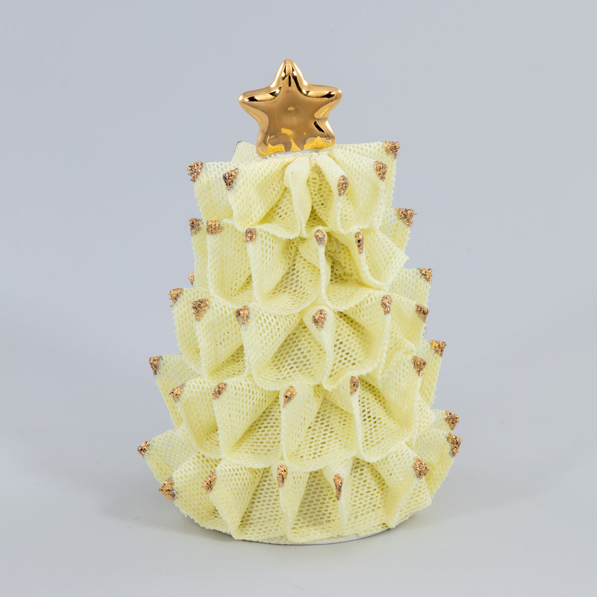 Irish Dresden Yellow Christmas Tree-Goviers