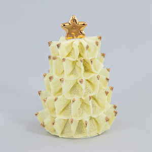 Irish Dresden Yellow Christmas Tree-Goviers