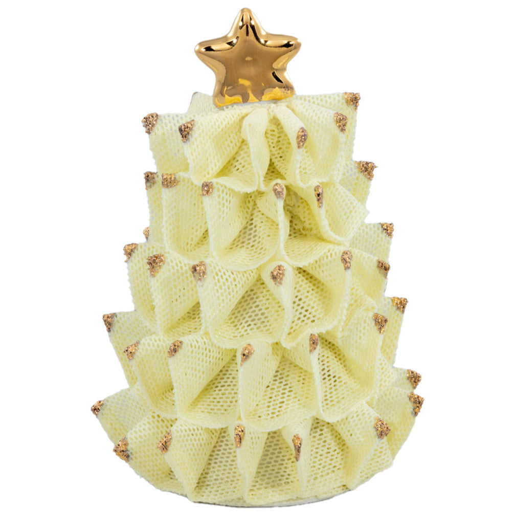 Irish Dresden Yellow Christmas Tree-Goviers