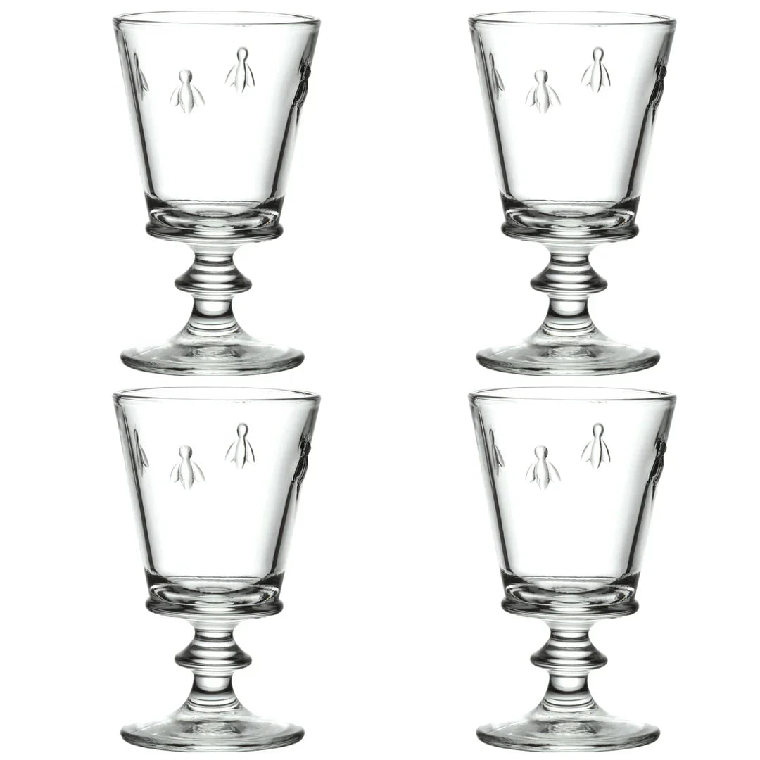 La Rochère Bee Stemmed Wine Glass Set of 4-Goviers