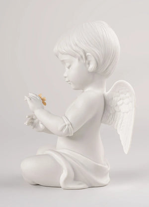 Lladro Angel with Flower-Goviers