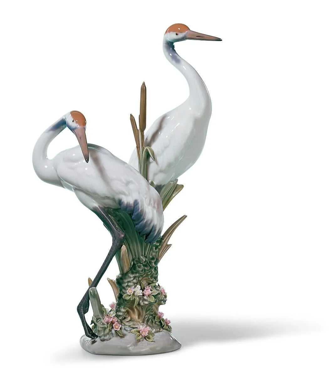 Lladro Courting Cranes-Goviers