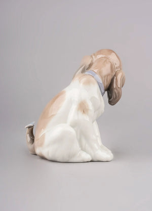 Lladro Gentle Surprise Dog Figurine-Goviers