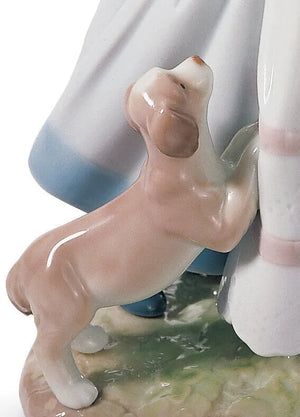 Lladro Give me a hug! Children Figurine-Goviers
