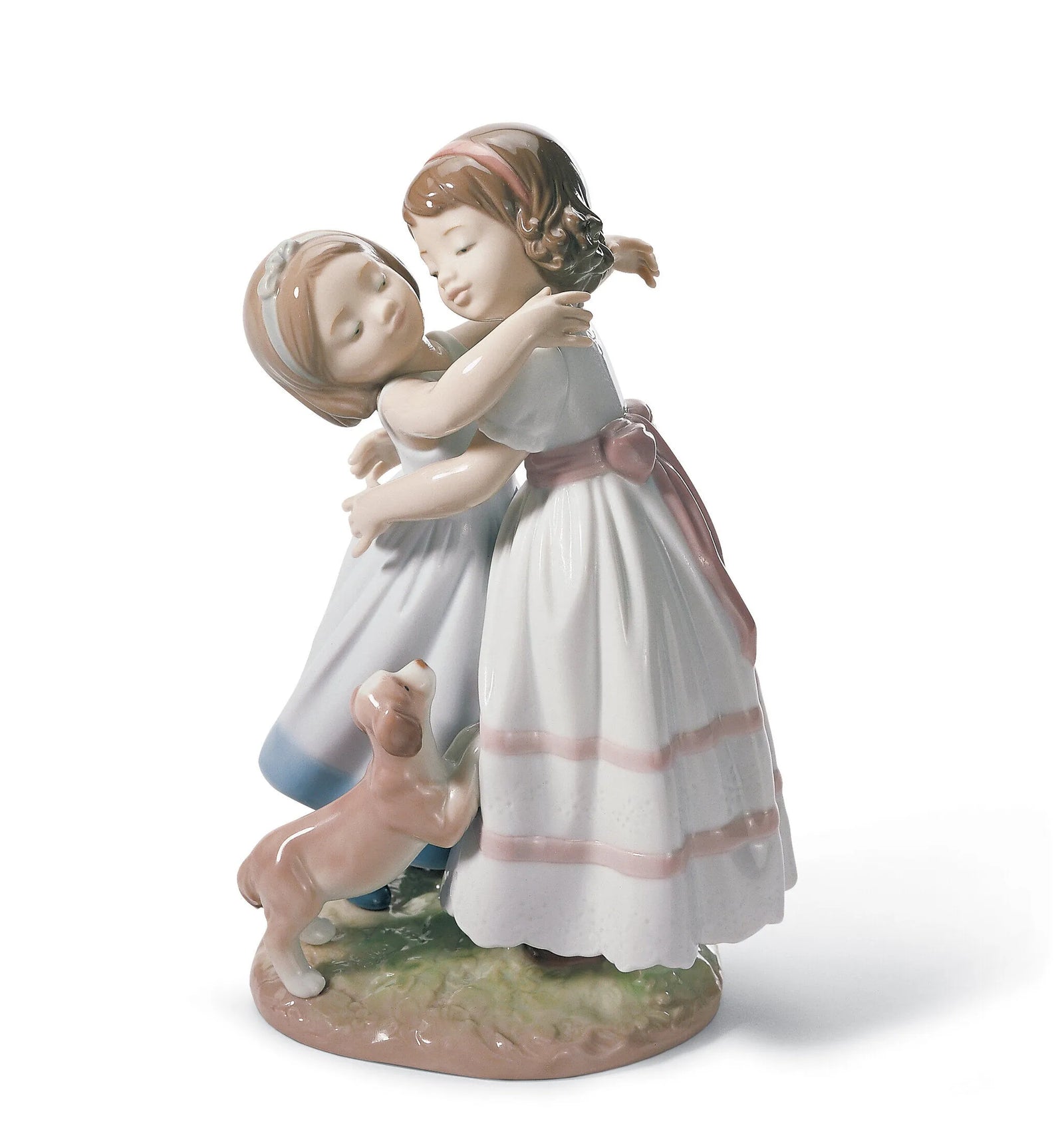 Lladro Give me a hug! Children Figurine-Goviers