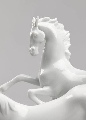 Lladro Horses Galloping-Goviers