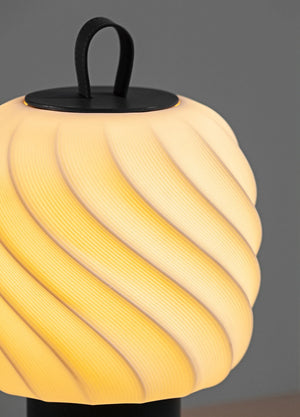 Lladro Ice Cream Portable Cordless lamp Black-Goviers