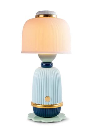 Lladro Kokeshi Wireless Lamp - Blue-Goviers