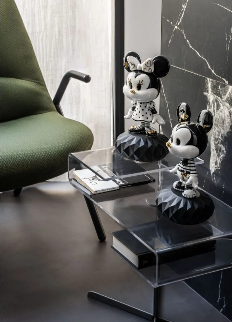 Lladro Minnie In Black And White-Goviers