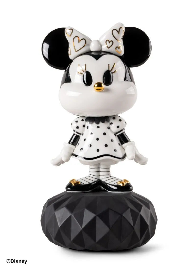 Lladro Minnie In Black And White-Goviers