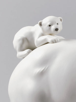 Lladro Mummy Polar Bear and Babies-Goviers