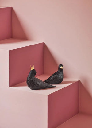 Lladro Starling II Figurine. Black-Goviers