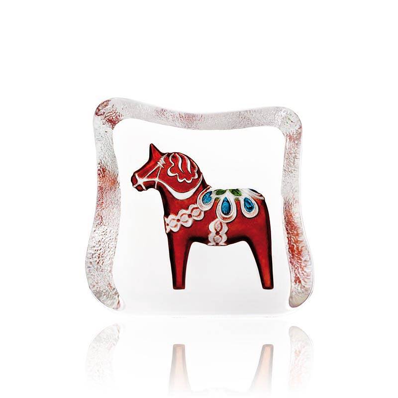 Maleras Dalecarlia Horse, Small, Red Traditional-Goviers