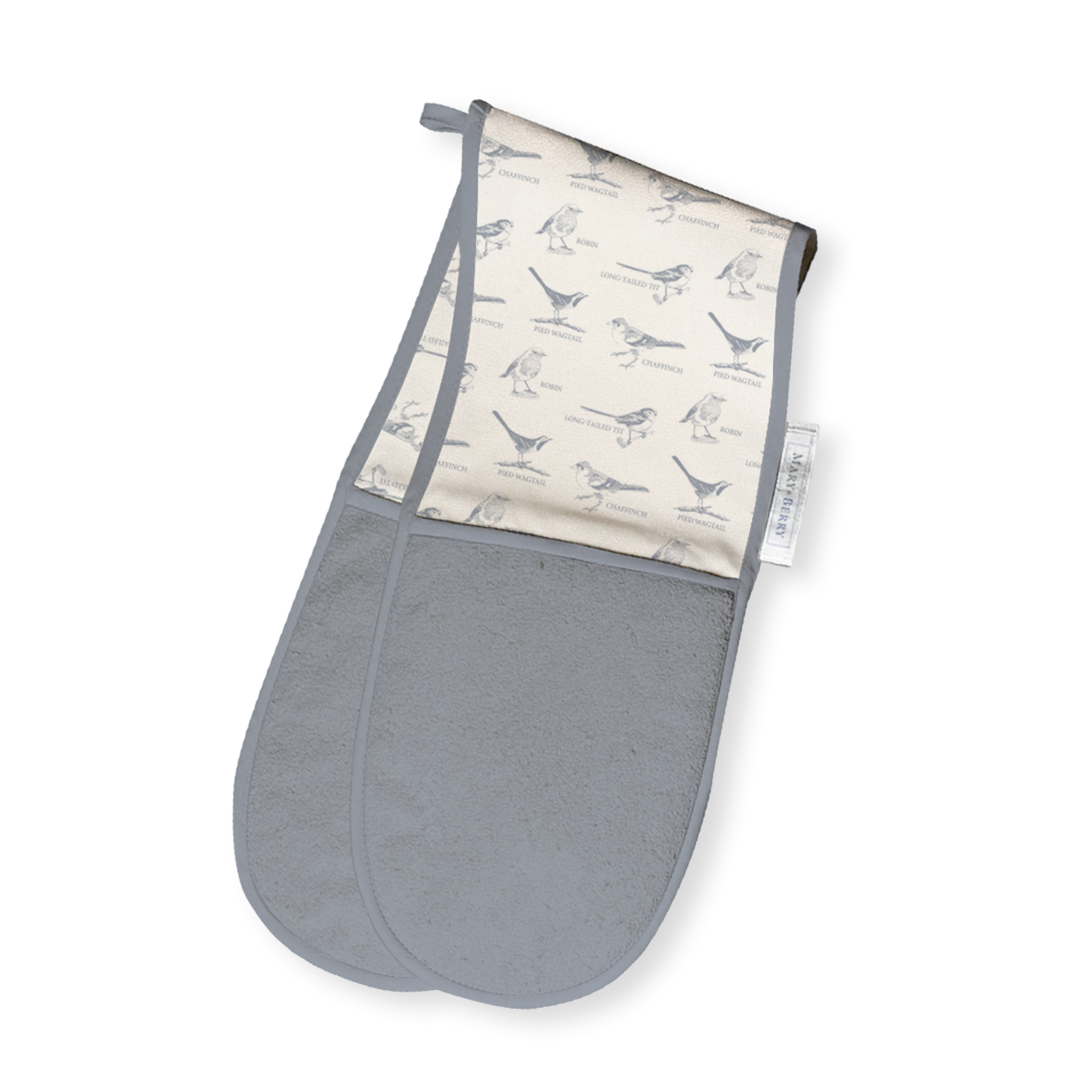 Mary Berry English Garden Birds Double Oven Glove-Goviers