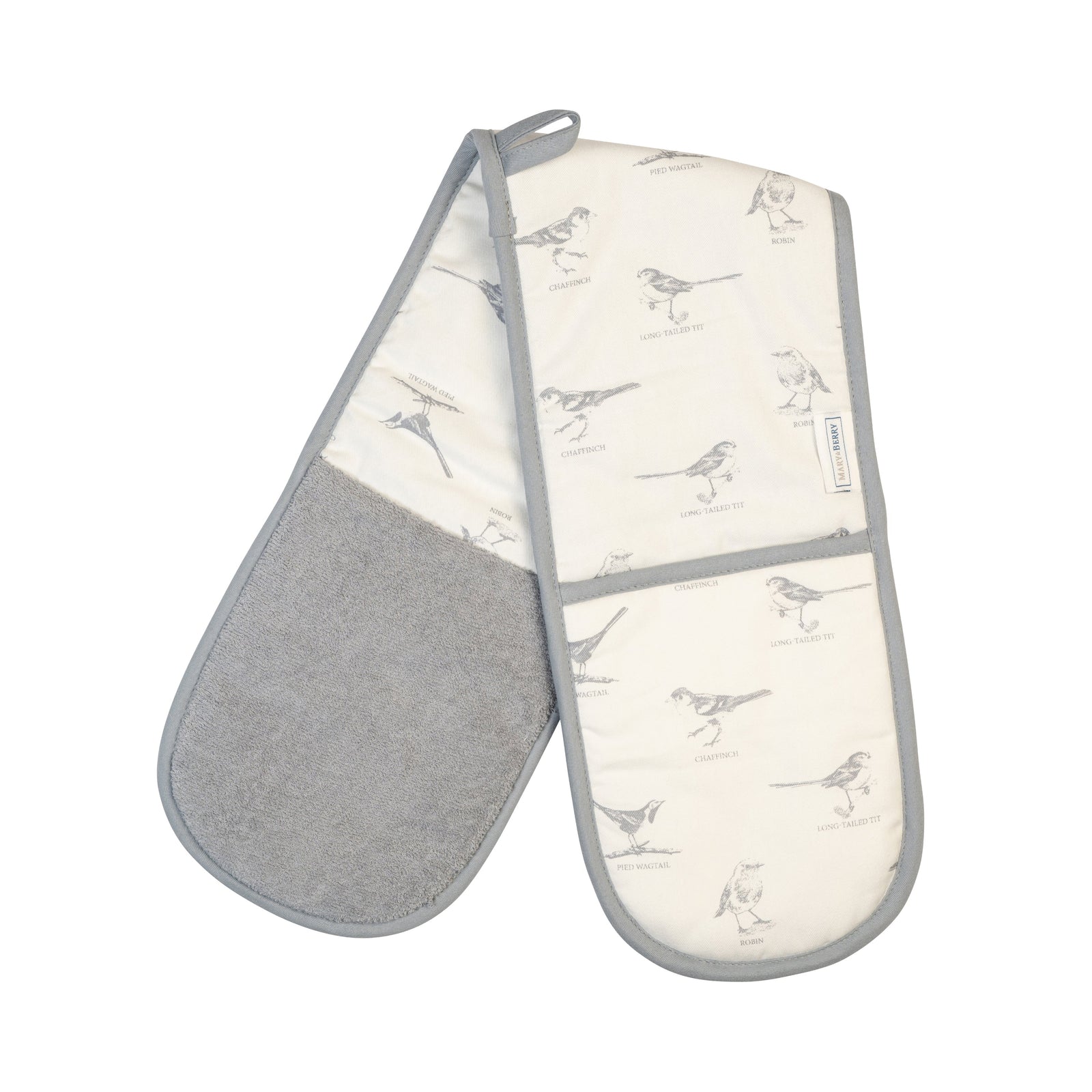 Mary Berry English Garden Birds Double Oven Glove-Goviers