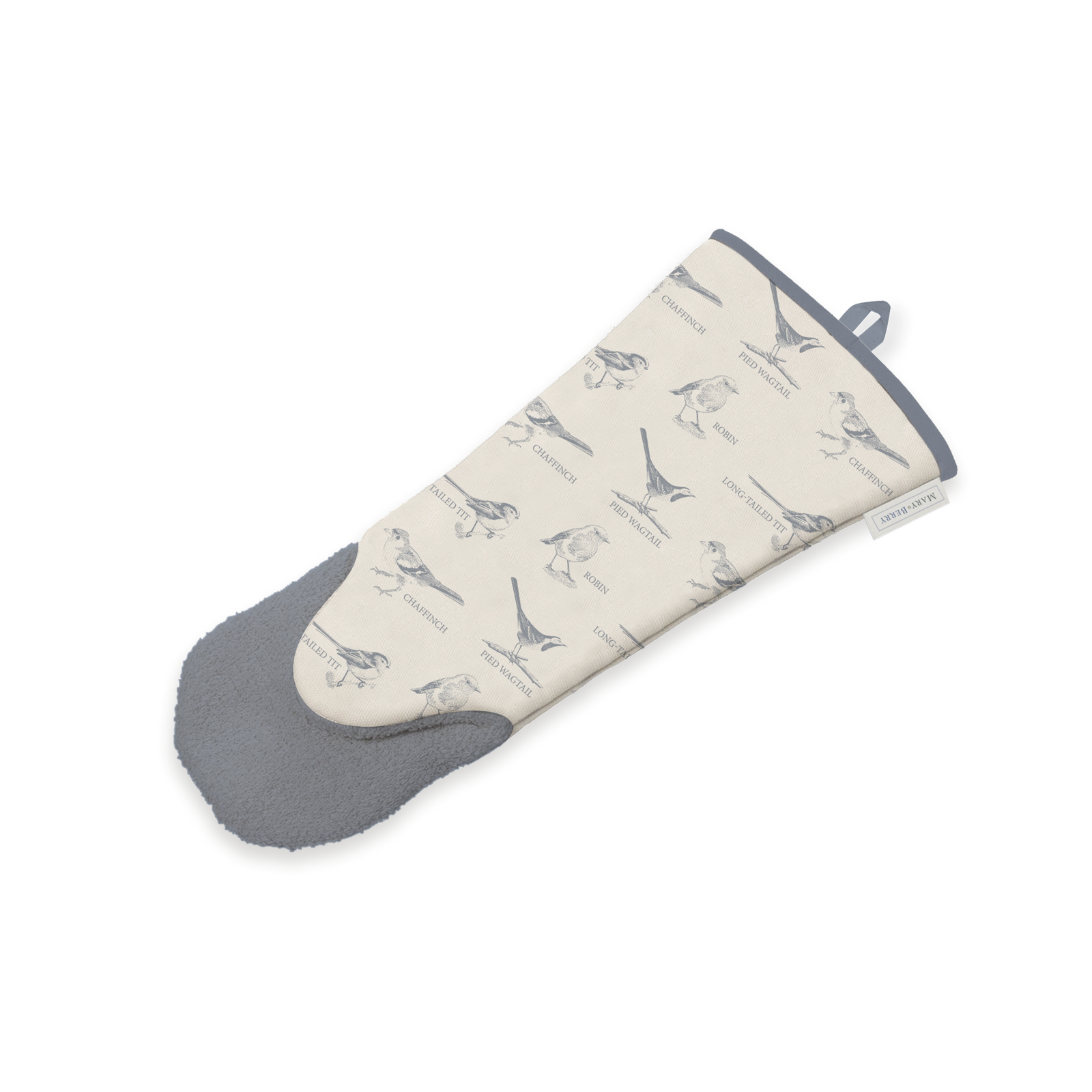 Mary Berry English Garden Birds Gauntlet Oven Glove-Goviers