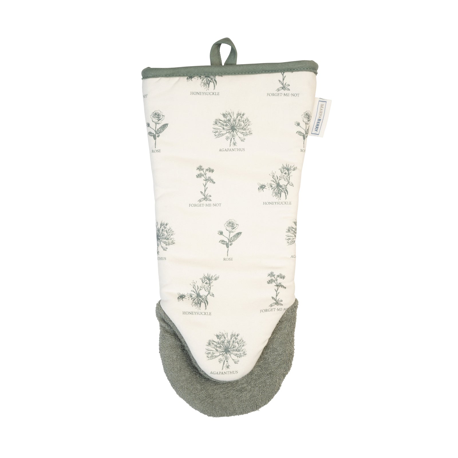 Mary Berry English Garden Flowers Gauntlet Oven Glove-Goviers