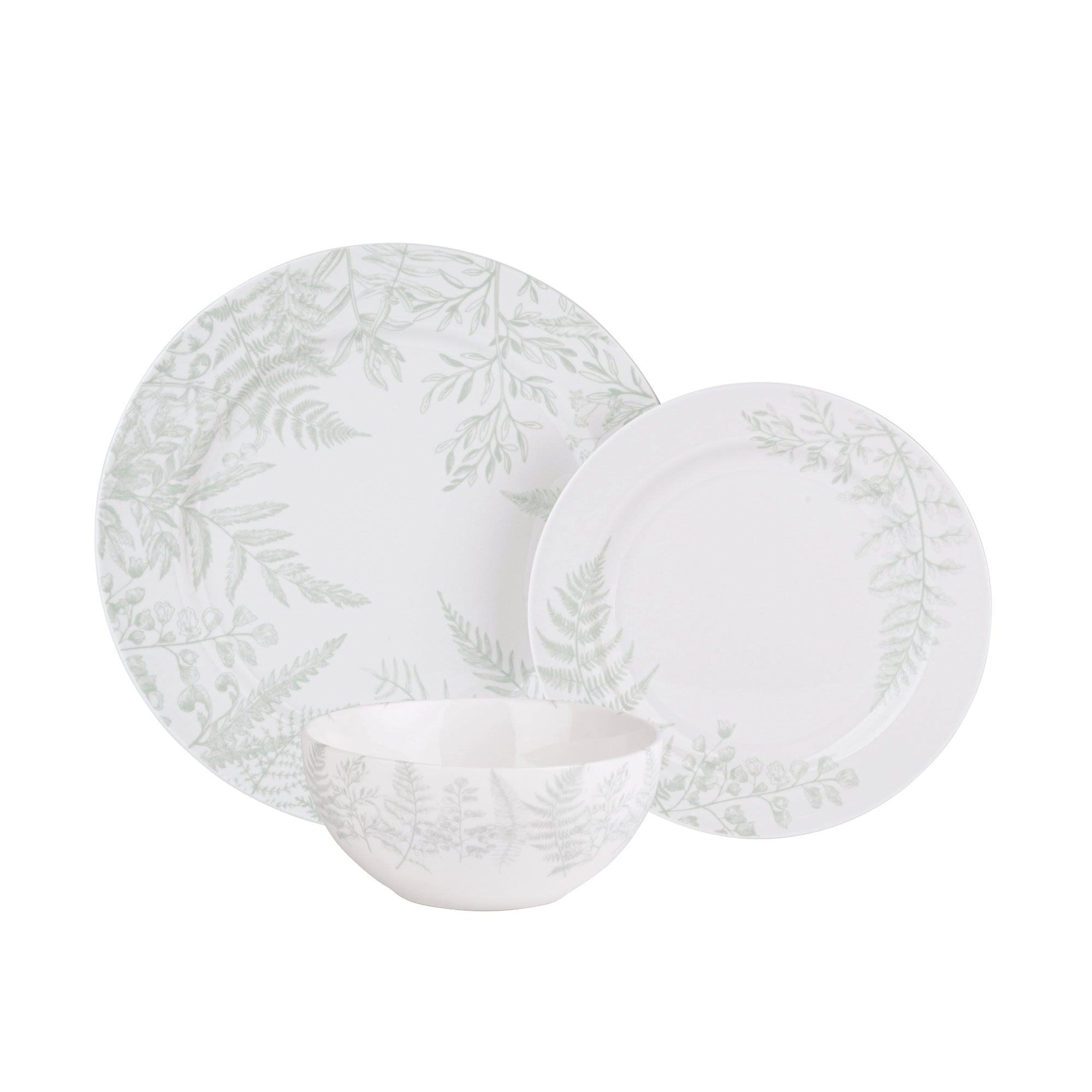 Mary Berry Signature Collection Botanical 12 Piece Dinner Set-Goviers