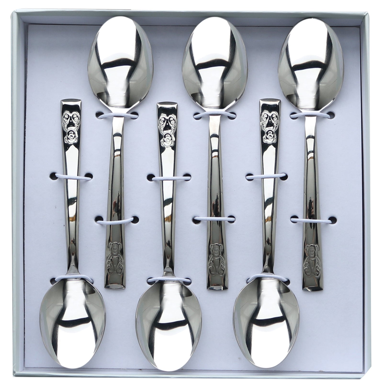 Mepra Teddy Bear Spoons, set of 6-Home Accessories-Goviers