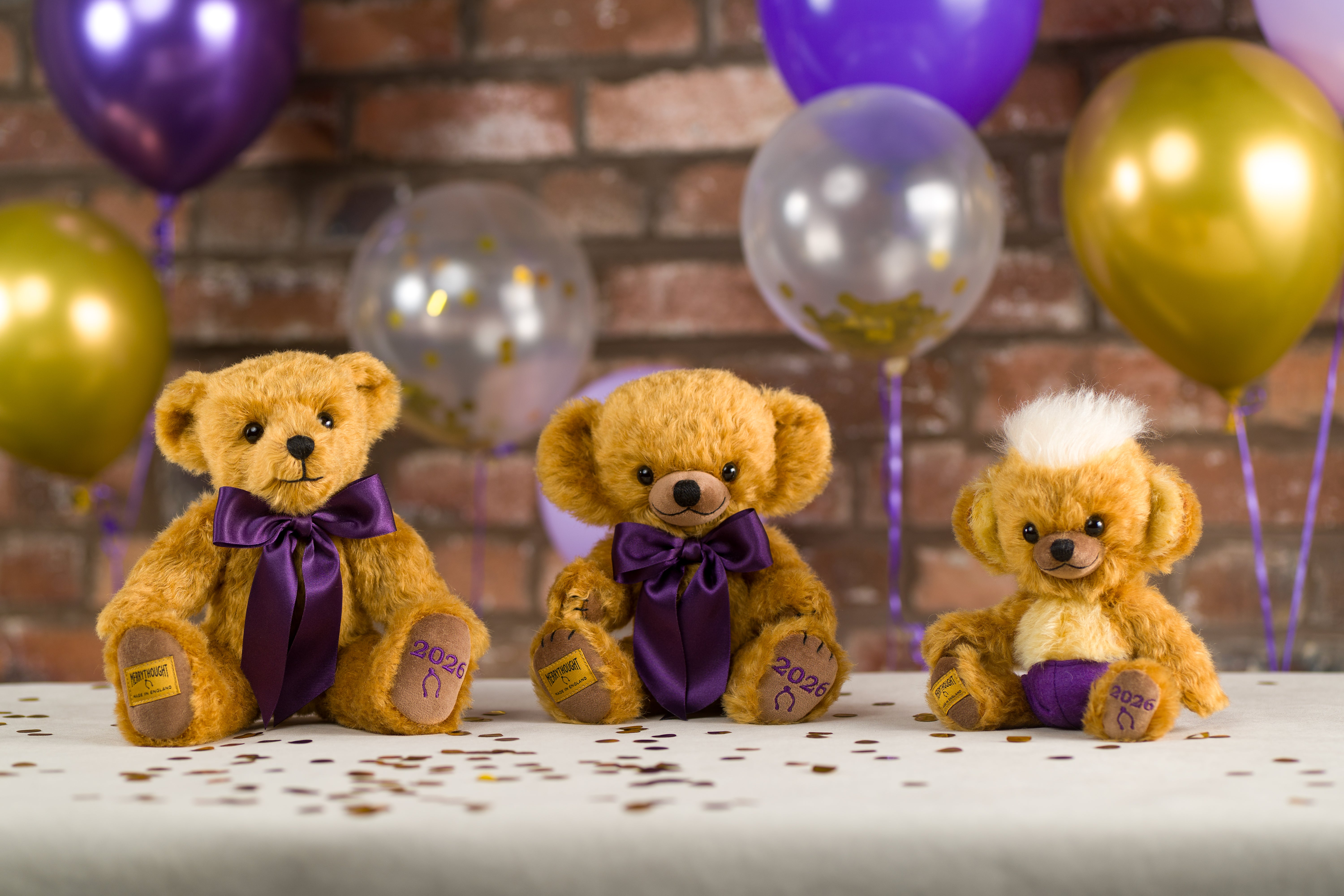 Merrythought 2026 Traditional Year Bear - Goviers of Sidmouth