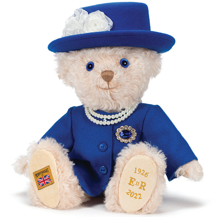 Merrythought H.M. Queen Elizabeth II Celebration Bear-Stuffed Animals-Goviers