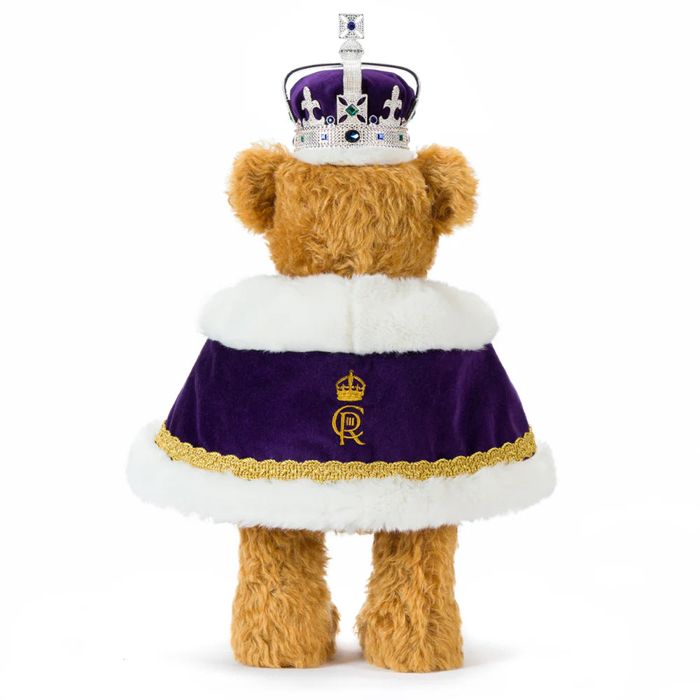Merrythought King Charles III Coronation Teddy Bear - Goviers of