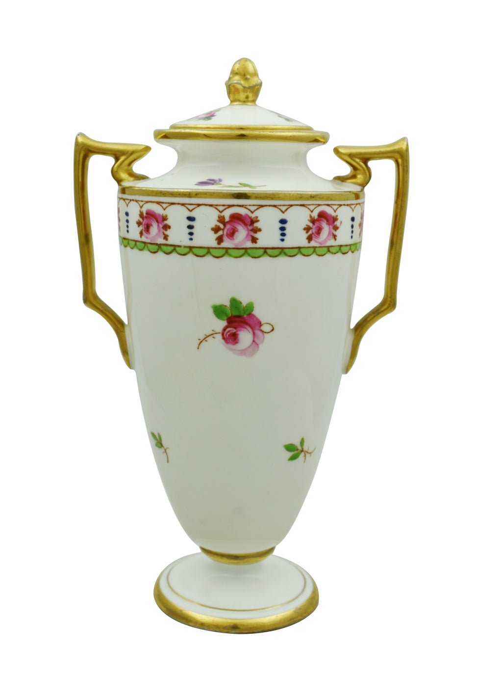 Minton Pair of Antique Vases-Vases-Goviers