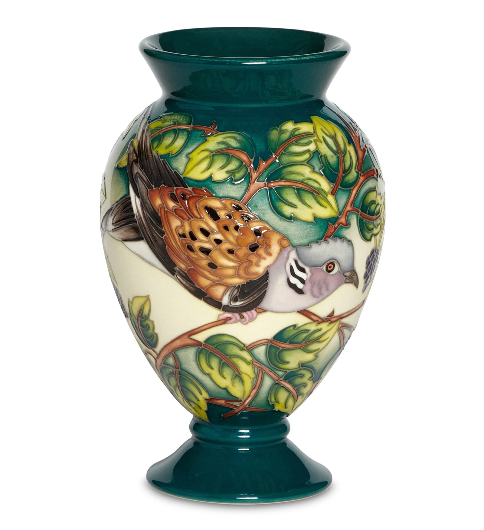 Moorcroft A Time For Singing Vase - Signed By Will Moorcroft-Goviers