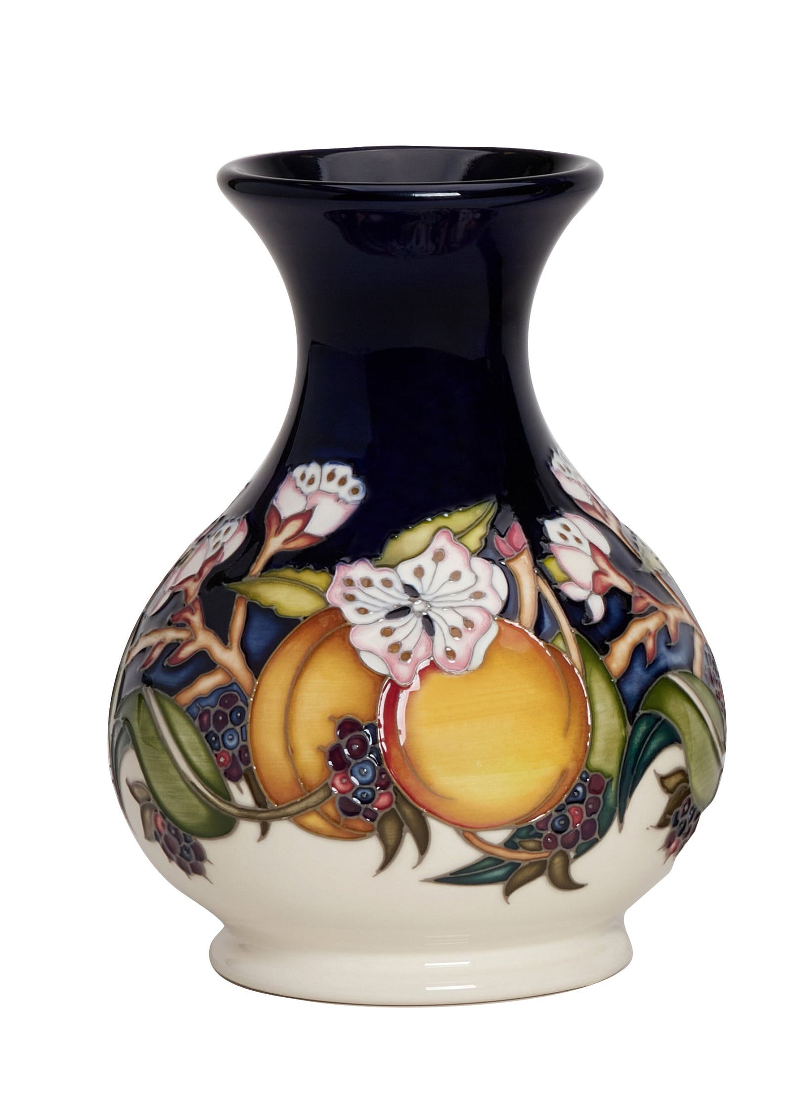 Moorcroft Autumn Apricot Vase - Signed By Will Moorcroft-Goviers