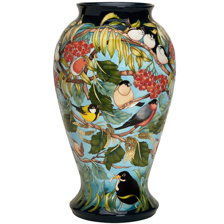 Moorcroft Avian Fantasia Prestige Vase-Goviers