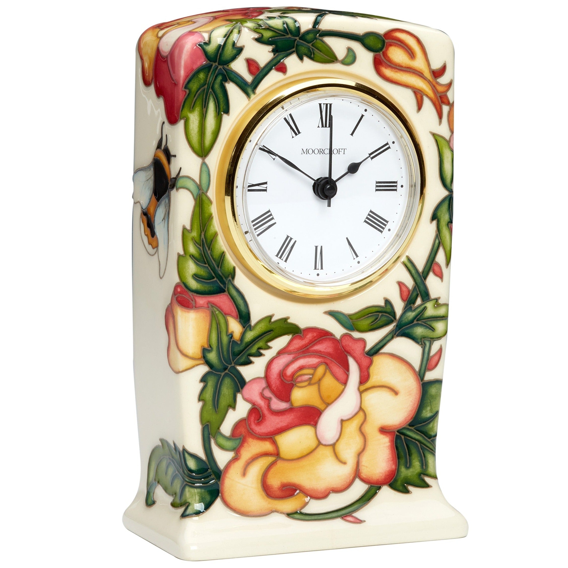Moorcroft Bee-in-Time Clock - Goviers of Sidmouth