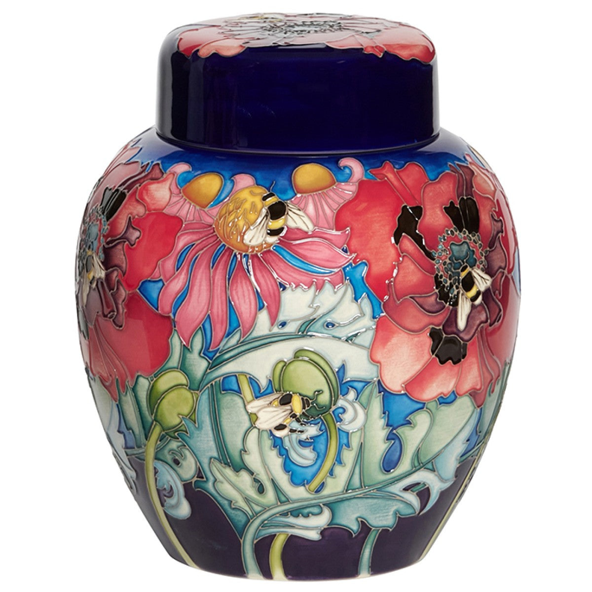 Moorcroft Black-eyed Beauty Jar-Goviers