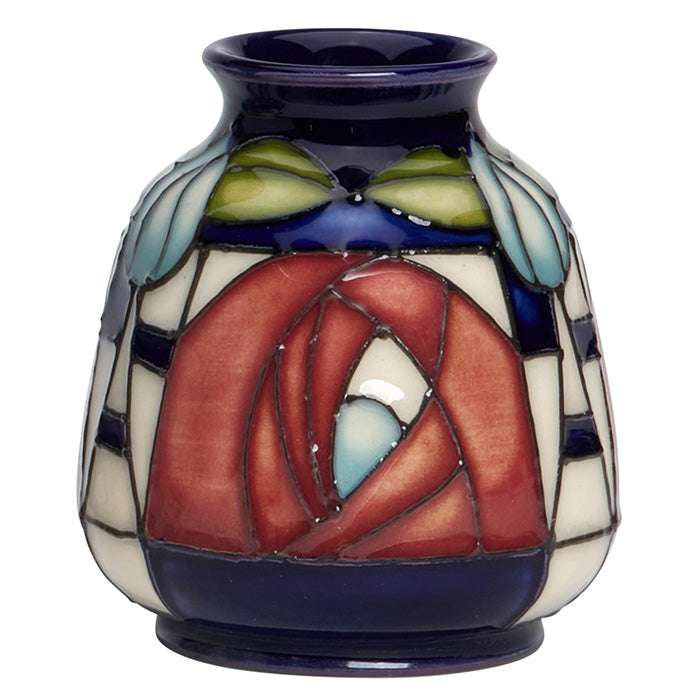 Moorcroft Caledonia Rose September 2024 Miniature-Goviers